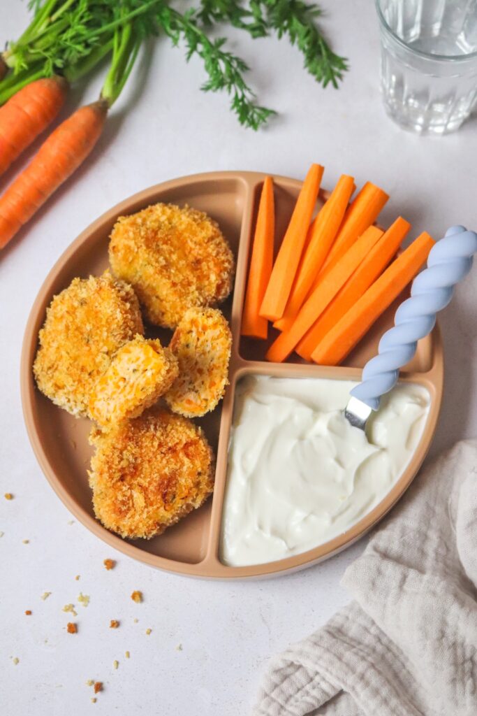 Nuggets de poulet et carottes