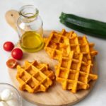 Gaufres aux légumes façon pizza
